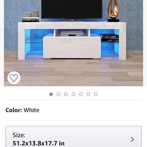 Tv stand with Blue lights
